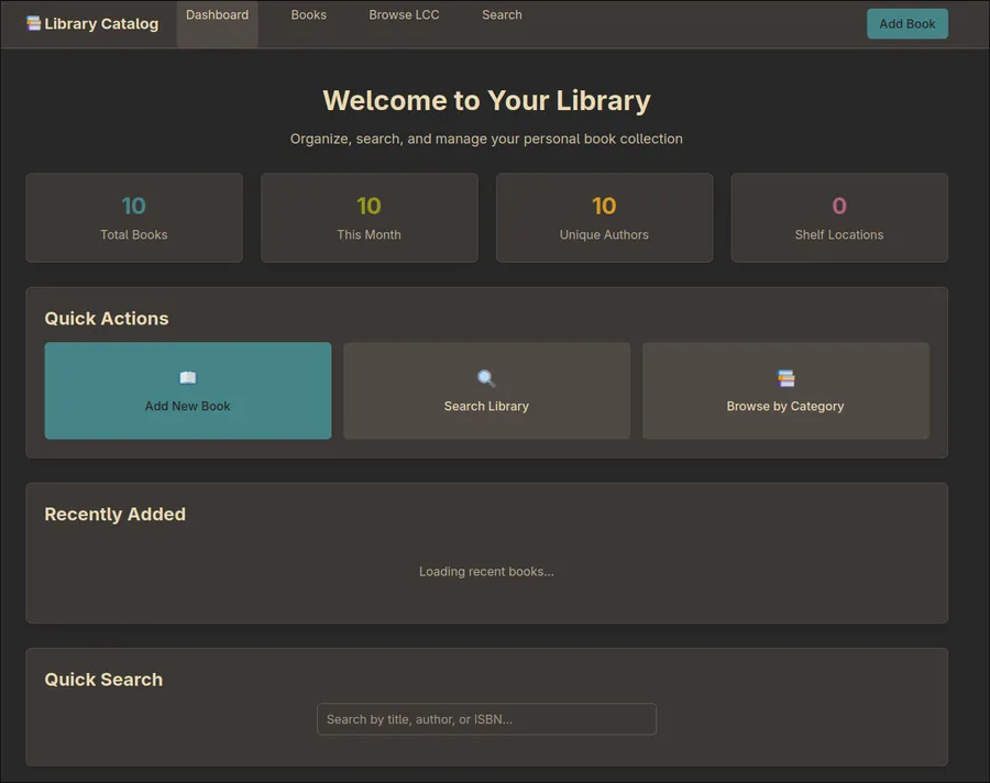 Dashboard View